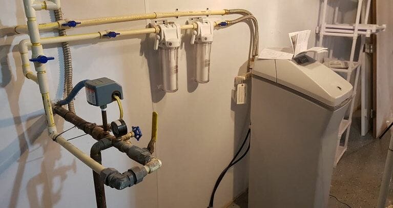 water softener bypass kitchen sink